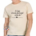 T shirt Proverbe Charentais